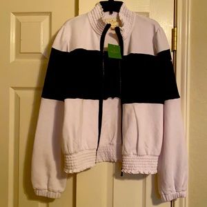 Cute & cozy Kate Spade Colorblock Jacket M NWT